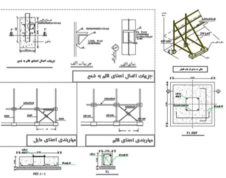 مراحل طراحی سازه نگهبان خرپایی