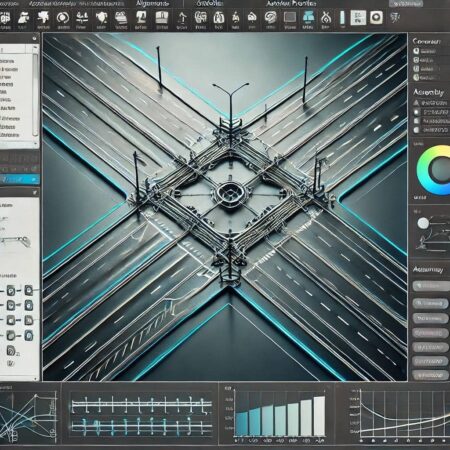 آموزش طراحی تقاطع چهارراه در سیویل تری دی