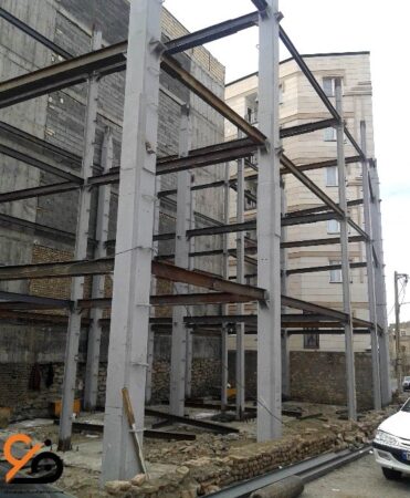 اجرای اسکلت فلزی ساختمان